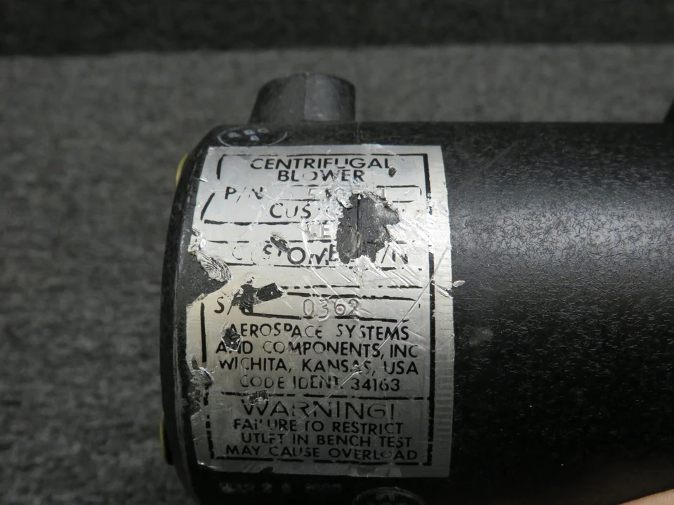 5705-1 Aerospace Systems Centrifugal Blower with Motor Assy (Core) - Image 4